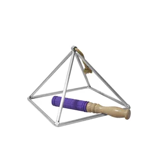 Arborea New Sound Healing Instruments Metal Pyramid for Music Therapy