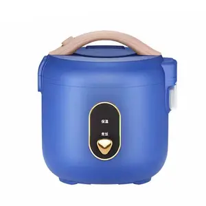 China New Product Cold Touch Plastic Outer Shell Coating Inner Pot Mini Electric Rice Cooker