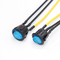 Ensemble de câbles électroniques personnalisés avec connecteur JST XH2.54, interrupteur à bascule KCD1 marche/arrêt DPDT, faisceau de câbles en cuivre, connecteur enfichable