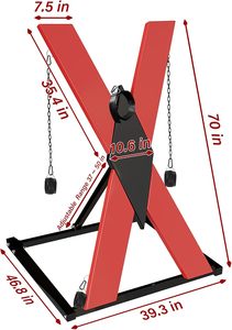 Juguete de muebles para habitación sexual, soporte de Marco <span class=keywords><strong>X</strong></span> ajustable, parejas adultas grande para equipo de juego, muebles de Bondage sexual para adultos, silla, juguete sexual - Product Image 5