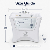 Baignoires et spas Dpbathe, bain à remous extra large et profond pour une relaxation intense