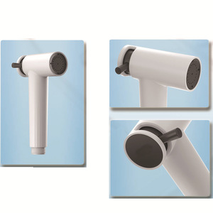FEIDU - Juego de Rociador de Bidé Manual de Doble Función, Plástico ABS Blanco y Negro, Estilo Moderno, Montado en la Pared para <span class=keywords><strong>Baño</strong></span> - Product Image 2