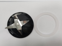 Pièces de rechange en cuivre pour mixeur électrique domestique BEISHUN National Electric USB/Electric, base noire, ensemble de lames en acier inoxydable