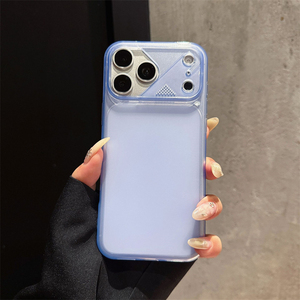 เคสโทรศัพท์ TPU ใสแบบด้านบางเฉียบสำหรับ iPhone 17 Pro Max, เคสสีฟ้าอ่อนสำหรับ iPhone 18 Pro Max - Product Image 1