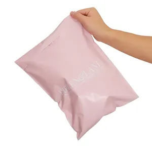 Biodegradable Poly Mailer Compostable Mailing Courier Packaging Shipping Bags With Logo Custom Printed For Clothing Packing