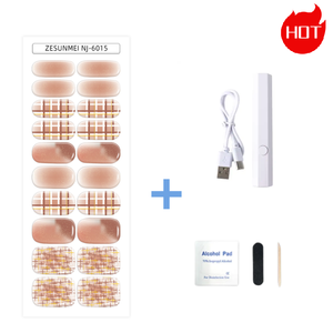 Bandes d'ongles en gel UV avec lumière UV pour application design sur les doigts Marque privée personnalisée Neon Disco Press - Product Image 5