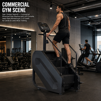 Steppeur Électrique de Qualité Commerciale REYK avec Construction en Acier et Plastique, Conception Durable pour Usage Domestique, Simulation de Montée d'Escalier