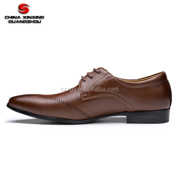 CXXGZ fábrica fabricante buen precio A grado calzado hombres oficial hombres zapatos de cuero marrón