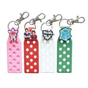 Porte-clés en métal et caoutchouc souple, figurine de dessin animé, accessoire DIY, style <span class=keywords><strong>coréen</strong></span>, idéal pour un cadeau - Product Image 4