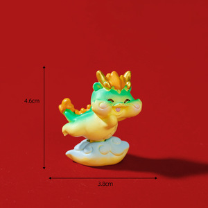 Los más vendidos: Adornos de dragón Chunjun Landscape, nuevos y bonitos, accesorios de joyería, muñeco de campo, zodiaco del año del dragón, adorno para coche o escritorio. - Product Image 6