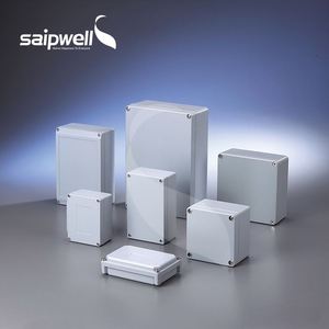 SAIPWELL Din Rail montaje en pared <span class=keywords><strong>ING</strong></span> suministro de fábrica directo IP67 <span class=keywords><strong>caja</strong></span> eléctrica impermeable de plástico con botones - Product Image 5