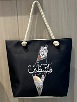 Nouveau Style stockage fermeture éclair simple épaule grande capacité femmes léger corde grossière Polyester Palestine sac pour voyage