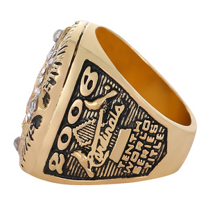 Bague en alliage plaqué or avec diamant, championnat de baseball des Cardinals de St-Louis 2006, pour homme, pour anniversaire, vente en gros transfrontalière - Product Image 4