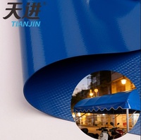 Abri mobile industriel en PVC TianJin 700 GSM, abri extérieur, garage, auvent coulissant, tissu imperméable pour usage industriel