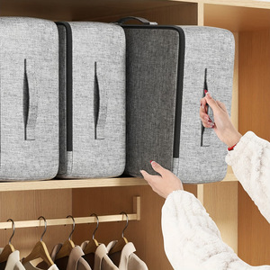 Under Bed <b>Storage</b> Bag Large Capacity Dustproof Rectangle Quilt <b>Storage</b> For Wardrobe - Product Image 3