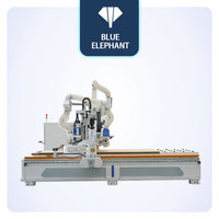 Routeur CNC multifonctionnel ATC 1325 pour la fabrication de meubles en bois et de portes, routeur à bois ATC avec 2 scies à vendre