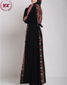 Nouvelle Version 2023 Robe Musulmane Jeseena Élégante Brodée Style Palestinien Moderne <span class=keywords><strong>Longue</strong></span> <span class=keywords><strong>Jupe</strong></span> Musulmane Baju Kurung - Product Image 3