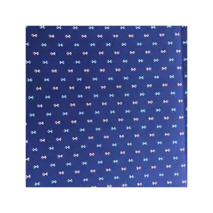 Хлопчатобумажная синяя однотонная 4040 11070 ткань с принтом