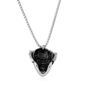 Collar Unisex de Acero Inoxidable con Colgante de Cabeza de Toro Prajna de Yunnique, Cadena de 60 cm, Estilo Hip Hop - Product Image 3