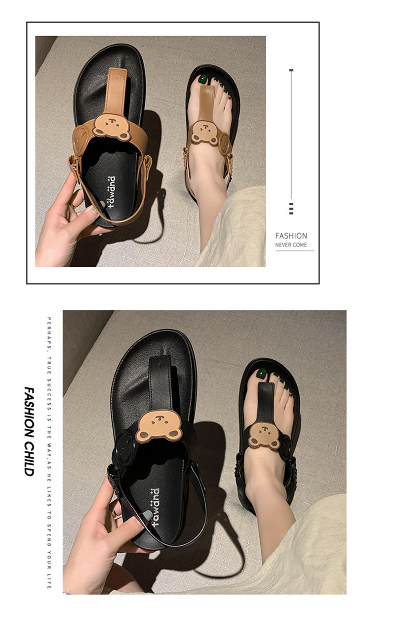 Women Sandals 2022 Luxury Designer Bea Flat Casual Sandals Slippers Girls