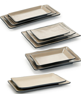 Biểu Tượng Tùy Chỉnh Matte Chất Lượng Cao <span class=keywords><strong>Melamine</strong></span> Màu Sắc Đôi Tấm Không Thể Phá Vỡ Hình Chữ Nhật Phục Vụ Tấm <span class=keywords><strong>Melamine</strong></span> - Product Image 2