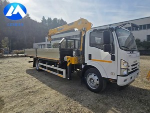 מנוף משאית SQS125-4 מתוצרת סין, מותג מוביל, 12.2 מטר, מנוף טעינה 5 טון, מנוף משאית טלסקופי ISUZU 5 טון - Product Image 4