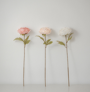 D24 55CM fleur <span class=keywords><strong>de</strong></span> pivoine en soie à tige unique pour mariage fête à la maison hôtel seuil <span class=keywords><strong>de</strong></span> fenêtre déco pivoines artificielles Arrangements floraux - Product Image 4