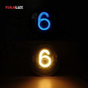 ไฟหน้า LED สีดำพร้อมโคมไฟหัว DRL สีขาวสำหรับ <span class=keywords><strong>Vespa</strong></span> <span class=keywords><strong>GTV</strong></span> 6 Sei giorni <span class=keywords><strong>125</strong></span> 250 300 - Product Image 5