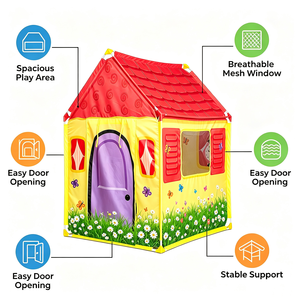 Tente de jeu pliable pour enfants, maisonnette pour bébé, château de jeu extérieur, tente pour enfants, maisonnette pour bébé, tente de jeu intérieure - Product Image 4