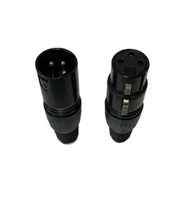 Colored 3 Pin Male To Female Jack Xlr Connector