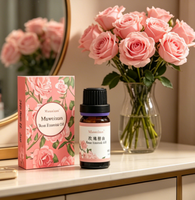 Huile Essentielle de Rose 100% Pure, Naturelle, Rosa Damascena, Distillée à la Vapeur, Huile de Rose Bulgare, Fournisseur en Gros OEM ODM
