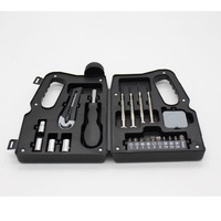 Boîte en plastique portable en forme d'huile 22 pièces Kit d'outils à main de matériel de cadeau promotionnel multifonctionnel Ensemble-cadeau pour hommes Couteau utilitaire