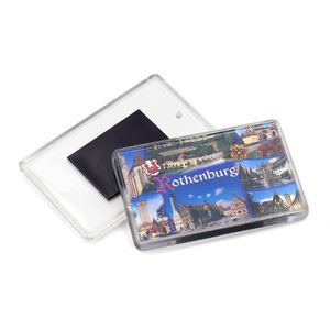 Cadre photo magnétique transparent en acrylique vierge sur mesure pour réfrigérateur - Product Image 1