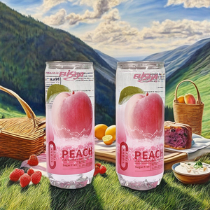 Giá tốt nhất 350ml Pet tin Soda nước trái cây Hương vị lấp lánh uống trong chai bao bì cho xuất khẩu - Product Image 1