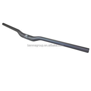 <span class=keywords><strong>Manillar</strong></span> de Bicicleta de Fibra de Carbono para Bicicleta de Montaña, 31,8 mm, 58 cm-76 cm, Negro Mate Brillante - Product Image 3