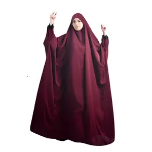 1020 kuwii異なる色の女性カフタンイスラム長袖サテンファンシーアバヤムスリムドレスジルバブ