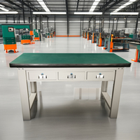 Établi antistatique robuste Offre Spéciale avec trois tirages horizontaux pour garage et laboratoire Établi d'angle neuf