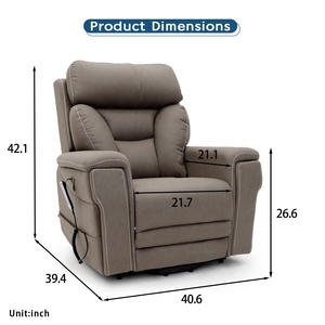 Geeksofa Neigbarer Fünf-Motoren Medizinischer Elektrischer Aufsteh- und Liegesessel für Senioren, Menschen mit Behinderung & Patienten - Product Image 2