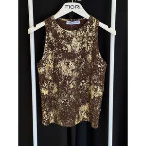 ชุดบอดี้สูทแขนกุดสำหรับผู้หญิง Fiori คอกลม พิมพ์ลายดิจิทัล ผ้ายืดสแปนเด็กซ์โพลีเอสเตอร์ ชุดกีฬา - Product Image 1