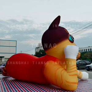 Chat gonflable géant Gonflable Chat couché Animal gonflable Cartoon pour la décoration ou les événements - Product Image 6