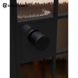 <span class=keywords><strong>Poignée</strong></span> <span class=keywords><strong>de</strong></span> <span class=keywords><strong>porte</strong></span> minimaliste en bois massif pour armoire, placard, tiroir, commode, penderie, à trou unique, petits boutons entièrement personnalisables - Product Image 4