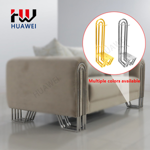 อุปกรณ์ตกแต่งเฟอร์นิเจอร์ HUAWEI ขาโซฟาสแตนเลส อะไหล่ที่วางแขน สีทอง <span class=keywords><strong>โครง</strong></span>โลหะตก<span class=keywords><strong>แต่ง</strong></span>สำหรับโซฟา - Product Image 3