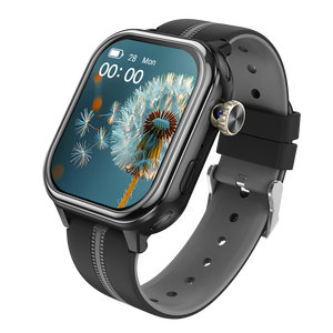 Nuovissimo Design KT39 4G per bambini GPS Smart Watch con telecamera di rotazione 1 + 16GB con cardiofrequenzimetro <span class=keywords><strong>Google</strong></span> <span class=keywords><strong>Play</strong></span> nero rosa blu - Product Image 1