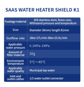 Descalcificador de Agua de Acero Inoxidable Brisk 2025, Tamaño Pequeño, Sistema de Ablandamiento de Agua con Cal, para Calentador de Agua - Product Image 3