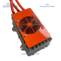 Chargeur de véhicule électrique 2KW 3.3KW 6.6KW, chargeur embarqué OBC pour véhicules électriques à batterie lithium-ion