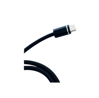 Kabel Pengisian Daya Cepat Efisiensi Tinggi Transfer Data Tipe-C ke Tipe-C Berlapis Kain 100cm 5A Kabel Pengisian Daya Tugas Berat untuk Ponsel
