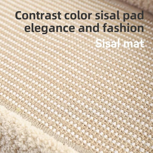 Venta directa de fábrica Diseño novedoso Material de sisal suave para todas las estaciones Malla duradera para aliviar el estrés Rascador de gatos <span class=keywords><strong>Safa</strong></span> - Product Image 4