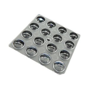 Lente Ottica HONJU HZ-5050-16H1-90D a 16 Perle, 90 Gradi, per Illuminazione Stradale, Trasmittanza 92%, 49.5x49.5mm, LED Industriale 125 - Product Image 6