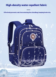 <span class=keywords><strong>Cartable</strong></span> en tissu Oxford pour garçons filles grande capacité sac à dos géométrique étanche à la mode résistant à la saleté pour les classes primaires - Product Image 4