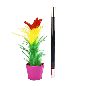 Varita Mágica para Hacer Flores, Truco de Magia con Producción Instantánea de Plumas y Flores, Accesorio de Magia para Niños, Principiantes, Fiestas y Espectáculos - Product Image 3